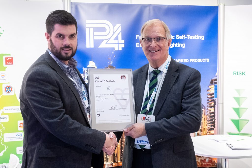 P4 Achieves BSI Kitemark Certification For Emergency Escape Lighting