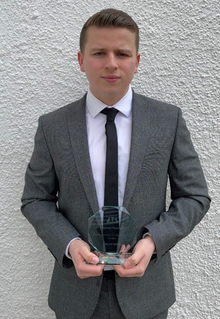 Callan Baker Named JTL’s Electrical Apprentice Of The Year In London