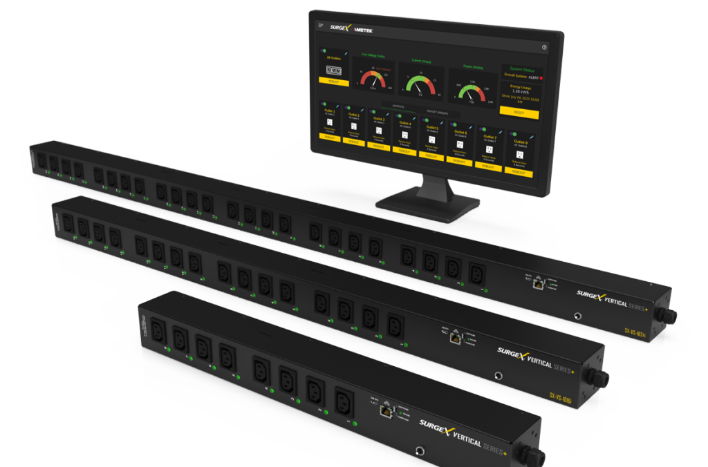 AMETEK SurgeX to showcase Vertical Series+ smart PDU at ISE