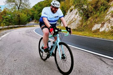 Electrical training officer cycles from Venice to Milan for charity