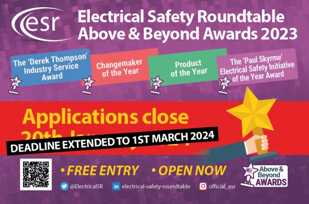 Electrical Safety Roundtable ABA 2023 open for entries