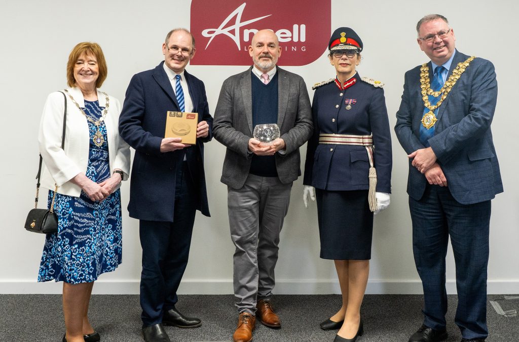 Ansell Lighting presented with King’s Award for Enterprise