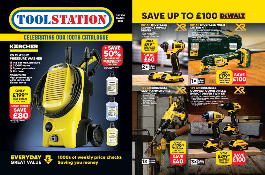 Toolstation launches 100th catalogue with new products and offers