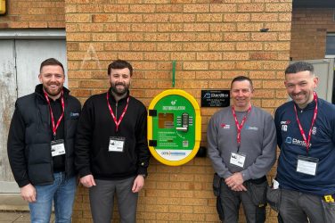 Danbro Electrical sponsors new defibrillator installation