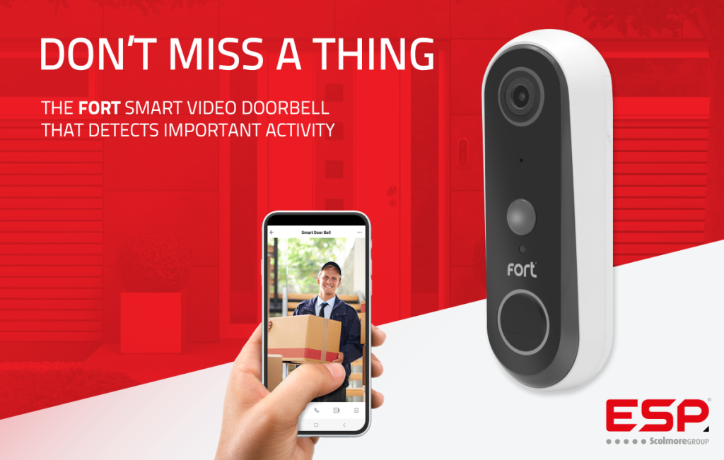 No subscription fees with ESP’s Fort Smart Security Doorbell