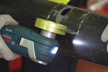 SureDuct safety cutting disc keeps power cable workers safe