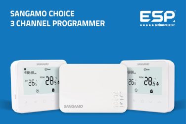 New three channel programmable thermostat from Sangamo