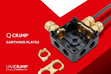 Unicrimp adds earthing plates to Q-Crimp accessories range