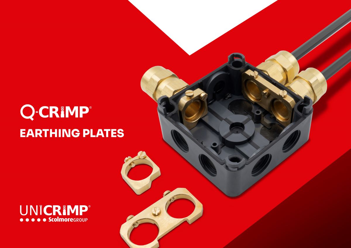 Unicrimp adds earthing plates to Q-Crimp accessories range