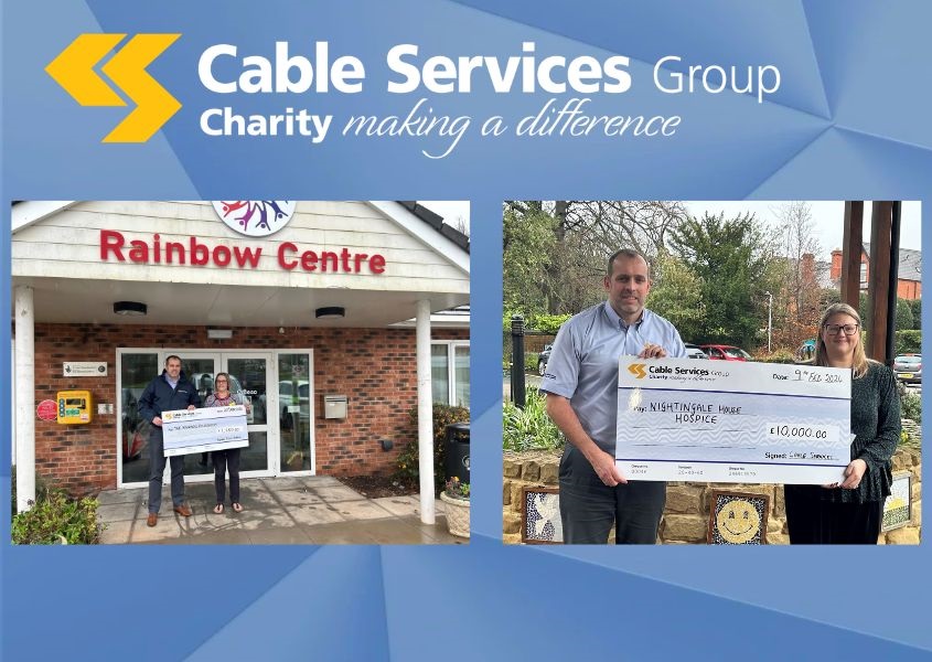 Cable Services Group sparks hope with charity donation