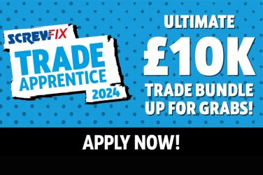 Applications for Screwfix Top Tradesperson 2024 now open