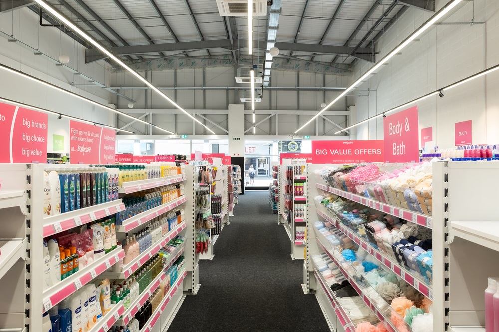 Bodycare enhances store experience with TRILUX lighting