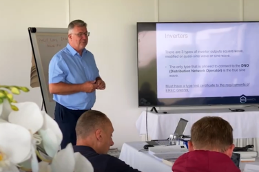 GTEC brings portable renewables training to the Isle of Man