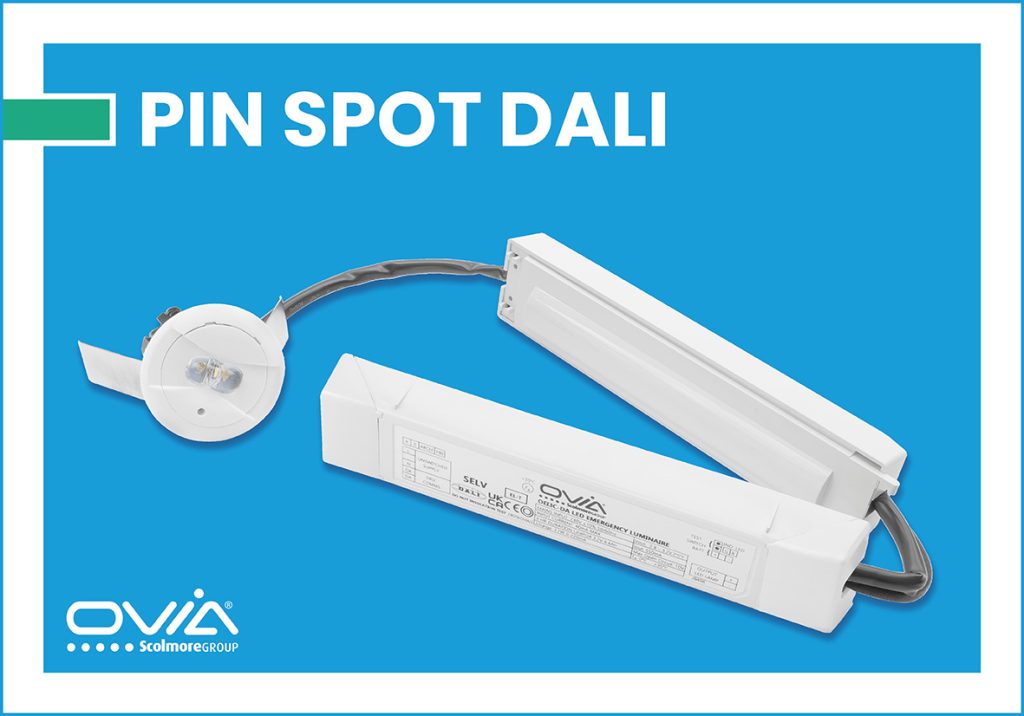 Ovia adds Pin Spot DALI to emergency lighting range