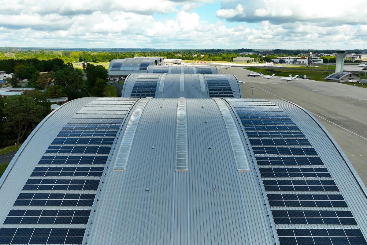 Solivus delivers solar installation at Farnborough Airport