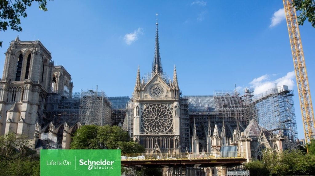 Schneider Electric contributes to Notre Dame restoration