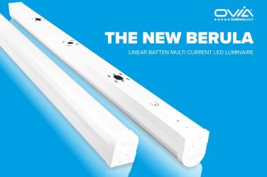 New Berula linear batten luminaire from Ovia