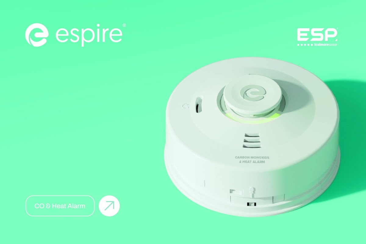 Espire Dual CO and Heat Alarms from ESP