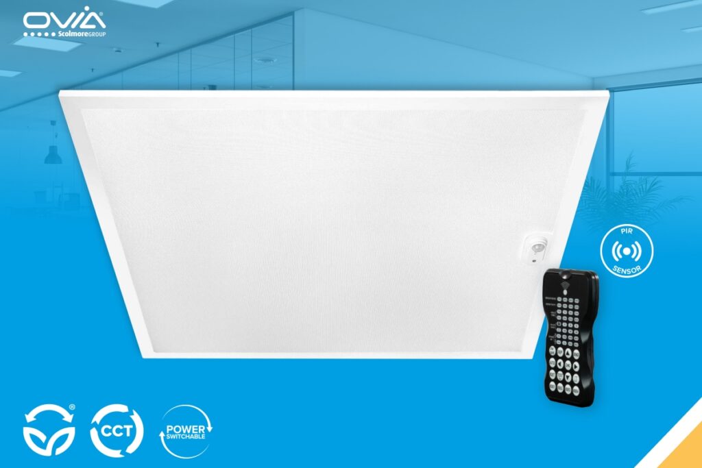 Ovia launches Inceptor Slate Backlit LED panels with PIR sensor