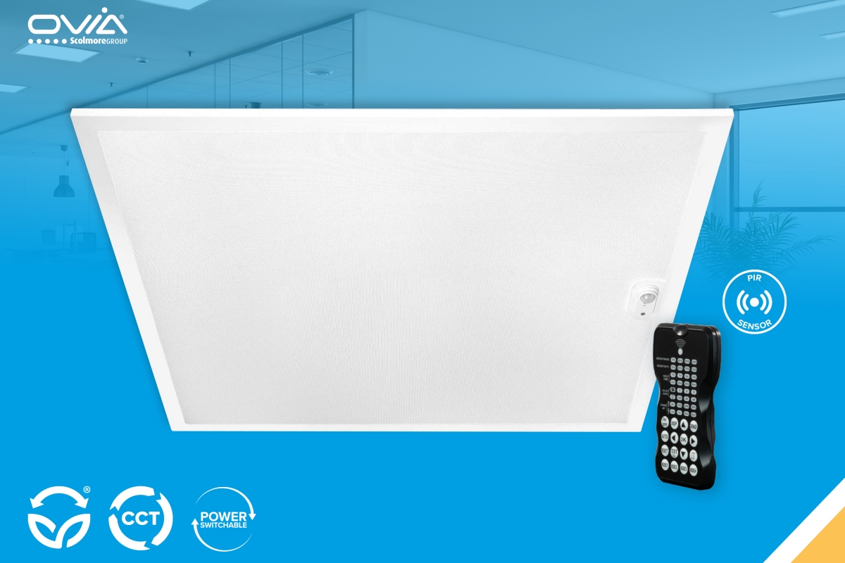 Ovia launches Inceptor Slate Backlit LED panels with PIR sensor