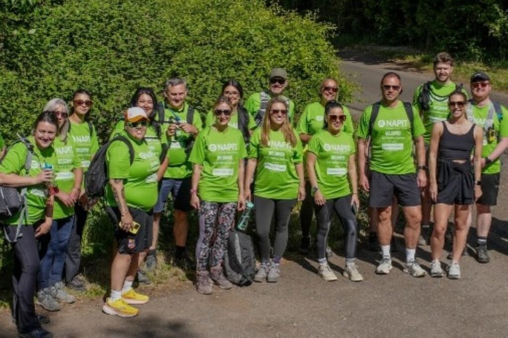 NAPIT leads sponsored walk on Bolsover Loop