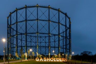 Thorn illuminates Granton Gasholder Park