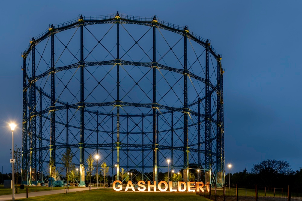 Thorn illuminates Granton Gasholder Park