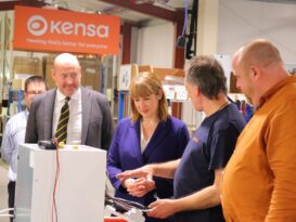 Chancellor visits Kensa, championing green growth