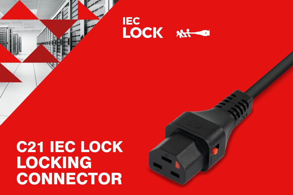 Scolmore introduces IEC Lock C21 Locking Connector