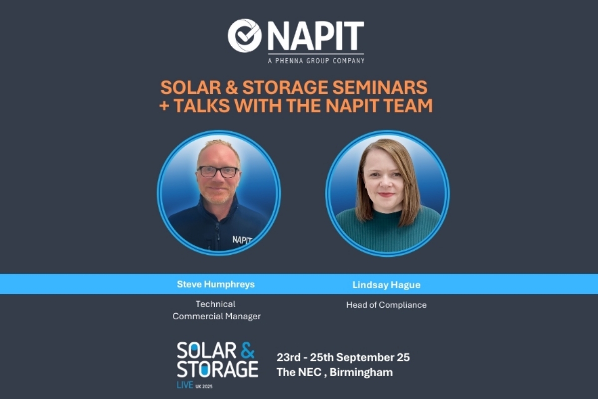 NAPIT at Solar & Storage Live UK 2025