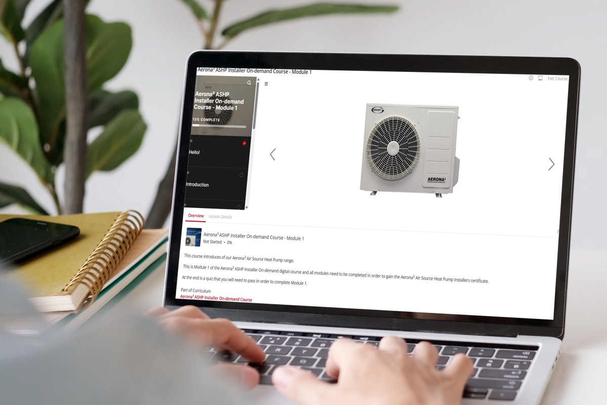 Grant UK launches updated Aerona³ heat pump training