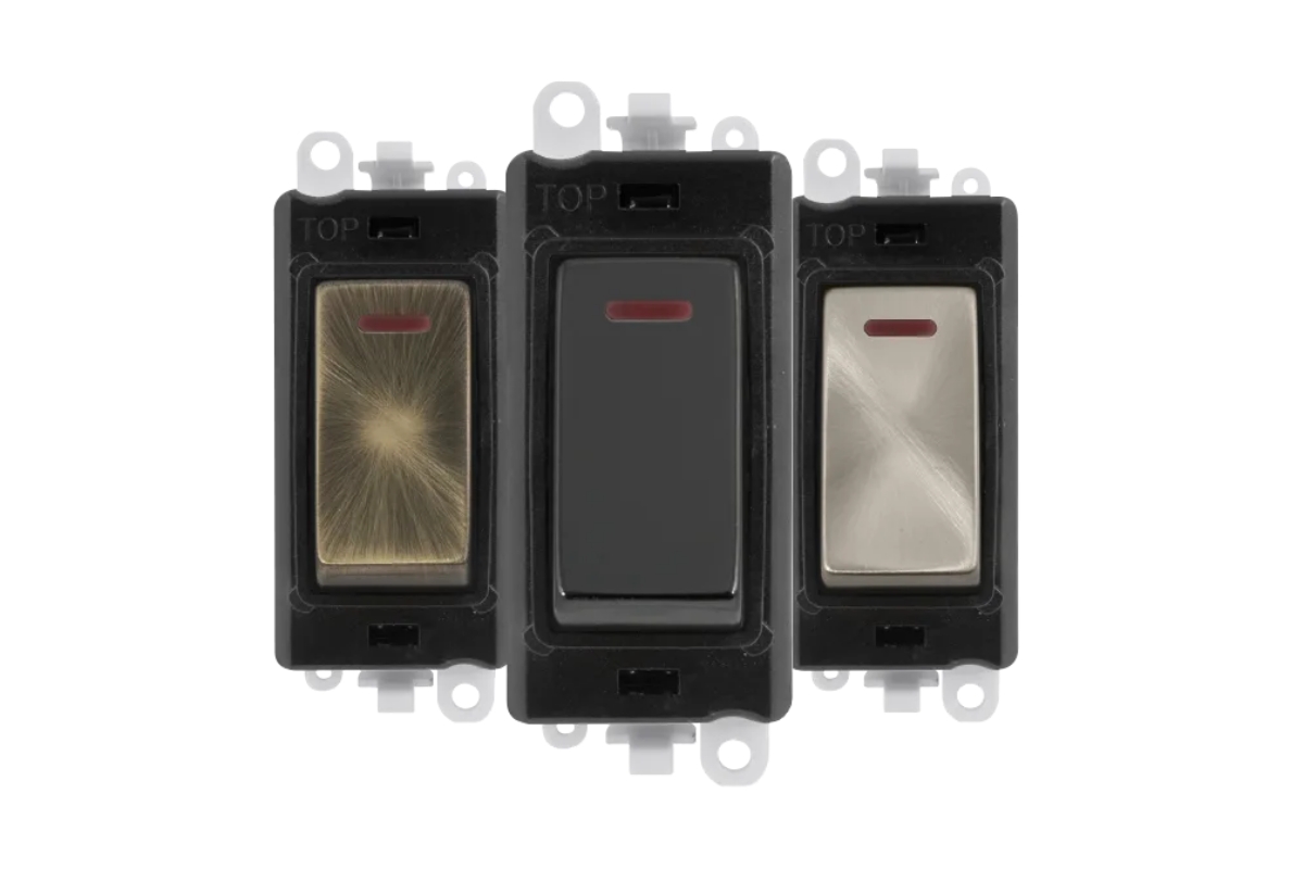 Click Scolmore enhances GridPro Modules with LED indication