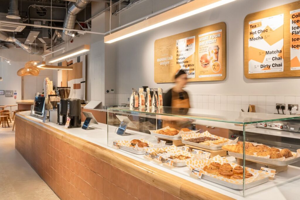 Light Forms completes bespoke café lighting feature