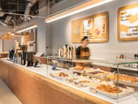 Light Forms completes bespoke café lighting feature