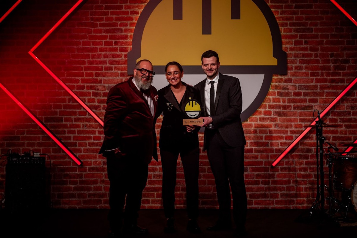 Tattooed electrician triumphs at On The Tools Awards