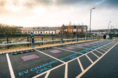 RAW powers up EV charging hub at shopping park