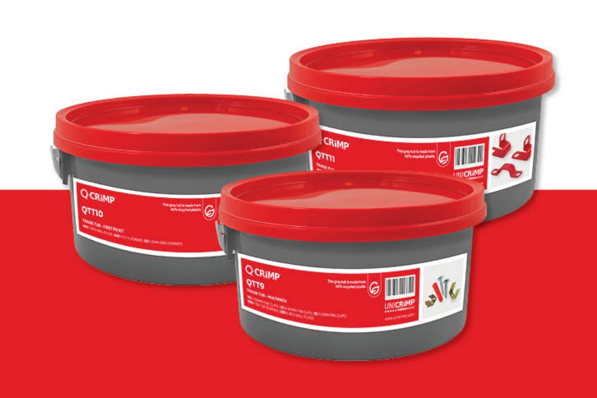 Unicrimp highlights its comprehensive resealable Trade Tubs