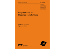 NAPIT welcomes latest 18th Edition amendments