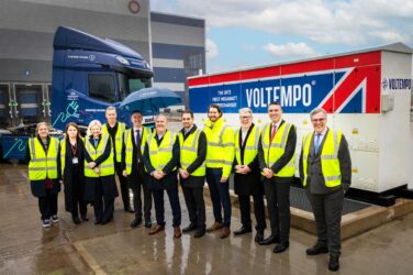 Voltempo powers UK’s first megawatt-scale eHGV charging hub