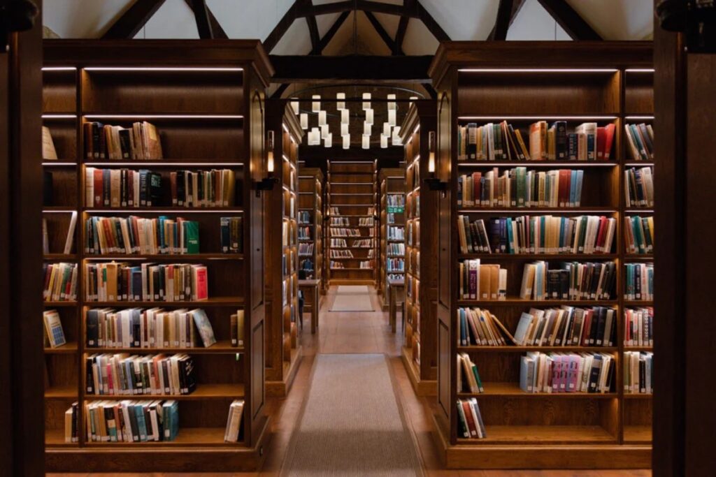 Penn Elcom illuminates historic Yarnton Manor library