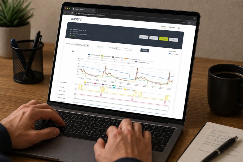 Passiv launches installer heat pump monitoring portal