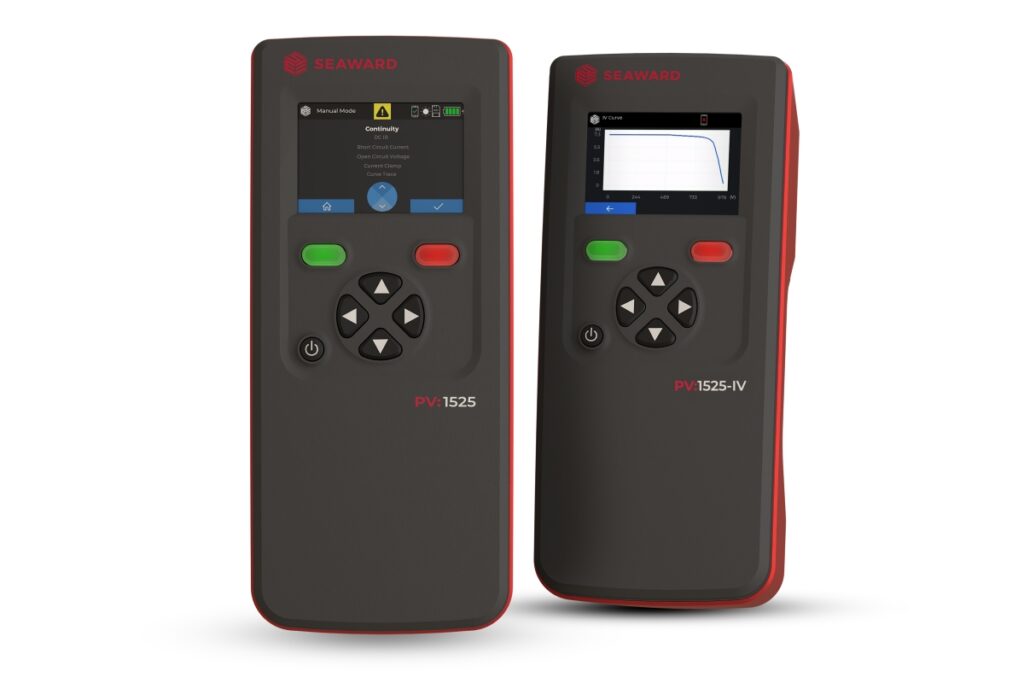 Seaward adds IV curve tracing to PV:1525 range