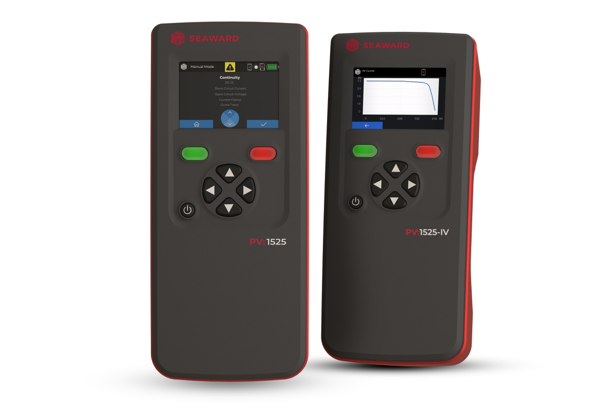 Seaward adds IV curve tracing to PV:1525 range