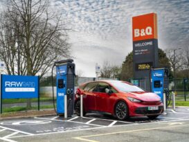 B&Q, RAW roll out ultra-rapid EV charging