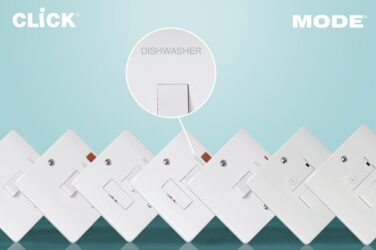 Click Scolmore's laser‑etched Mode 20A DP switches, FCUs