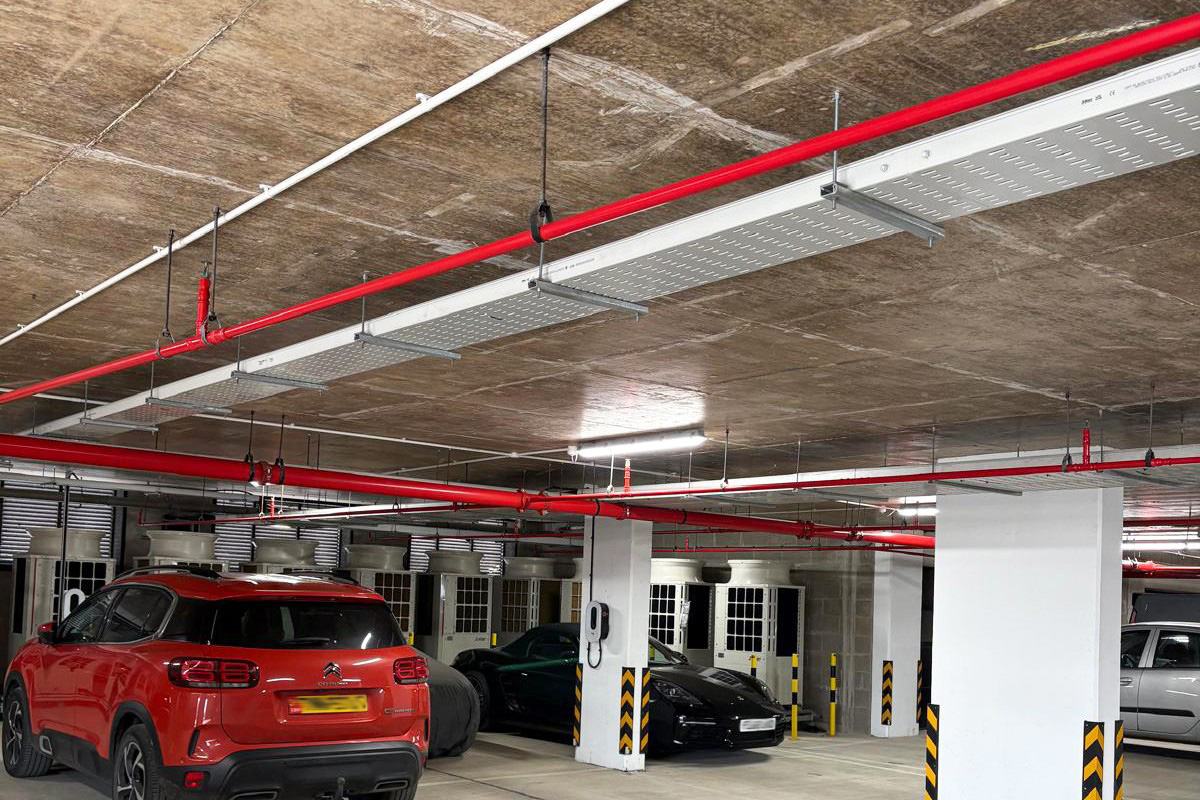 Marshall-Tufflex cable tray installed at Bay Queen