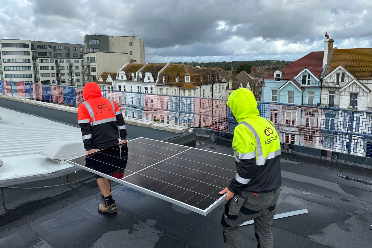 Absolar solar panels installed at Bexhill's De La Warr Pavilion