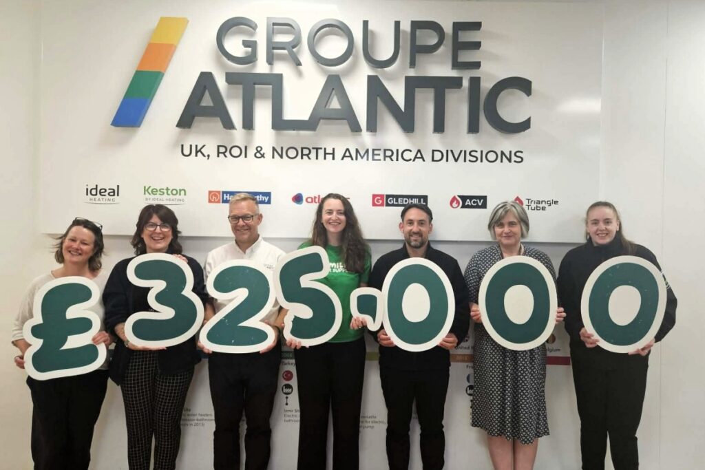 Ideal Heating marks £325,000 for Macmillan