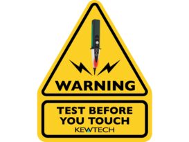 Prevent hazards with the KT1700 single pole tester
