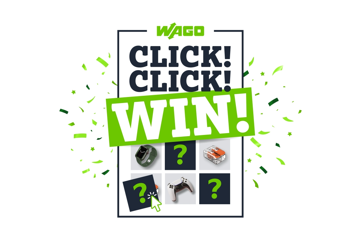 WAGO launches ‘Click, Click, Win!’ initiative for electricians